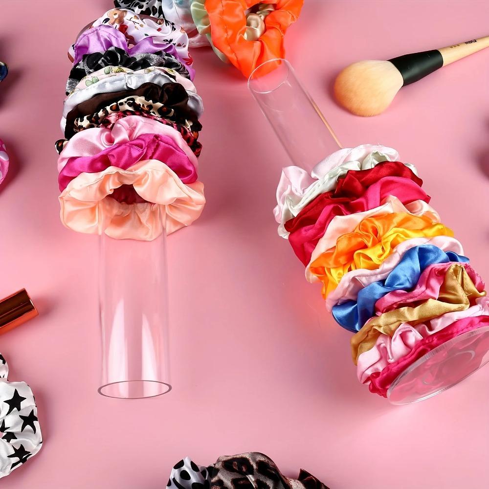 

Transparent Hair band Holder PVC Hair Ties Organizer New Display Stand Scrunchie