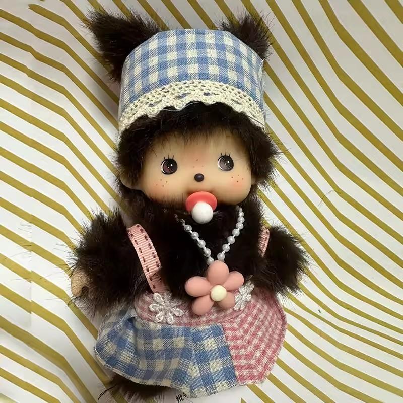 15cm Lindo Mono Disfrazado Muñeco de Peluche Colgante Kawaii Encanto para Mochila Escolar Regalo de Navidad Para Niños