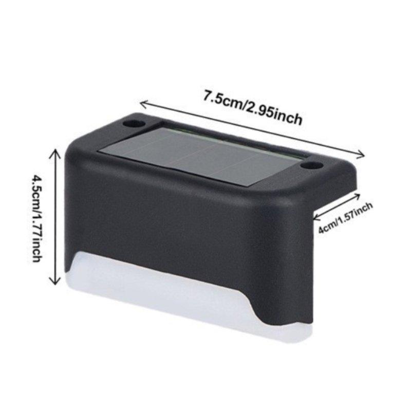 Solar Step Light Outdoor Garden Light 1 LED Night Light Stair Lamp Fence Light Railing Light Decorative