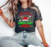 Lunch Lady Christmas Hat Crew Cafeteria Worker Gift School Staff Fashion Funny Printed Tshirt Tops Regular High Quality Cotton