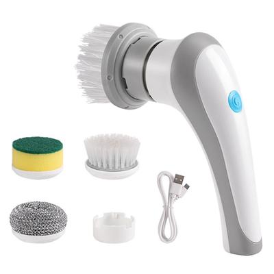 Elektrische Reinigungsbürste 360 ​​Grad rotierende Bürste Küche Handbadewanne Bürste Scrubber Küche Toilette Clean Tool Zubehör
