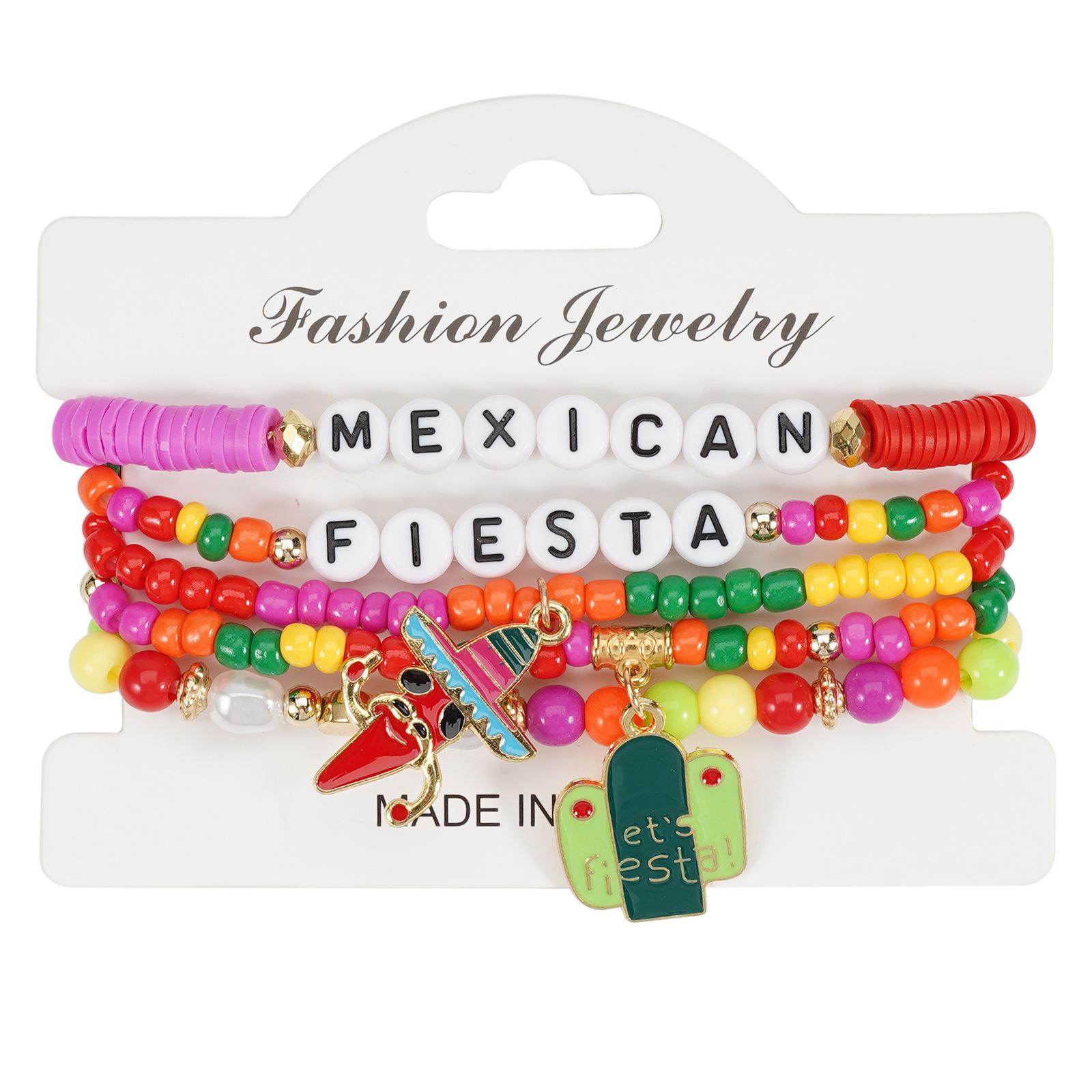 JYL TS Bracelet Bohemian Independence Day  Freedom Beads Ignites Passion HY-3006-4 style 4 солнечный луч