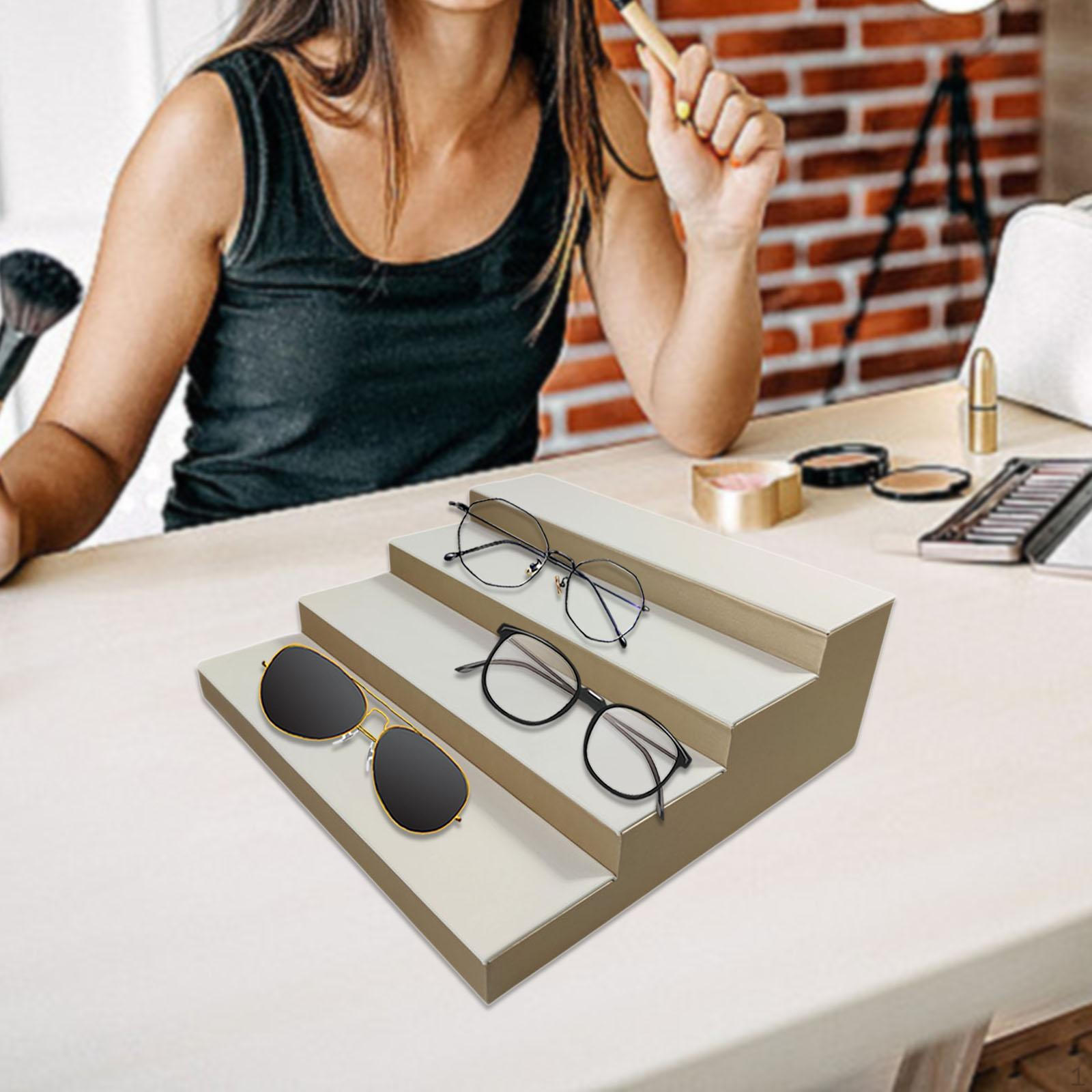 

Элегантная подставка для хранения солнцезащитных очков и ювелирных изделий Gold White