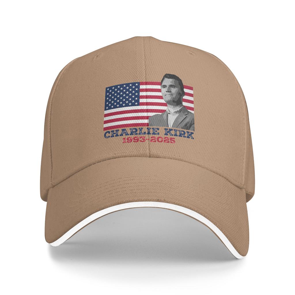 Charlie Kirk 19932025 Sun Baseball Cap Summer Men Women  Custom DIY Trucker Hat Dropshipping y2k Cool Outdoor Gym Baseball Caps