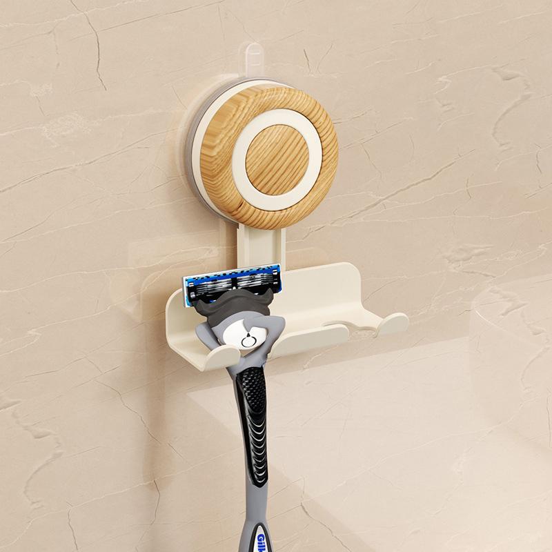 

Razor Holder For Shower, Suction Cup Shaver Holder For Wall, Removable&Reusable Suction Cup Hooks For Bathroom