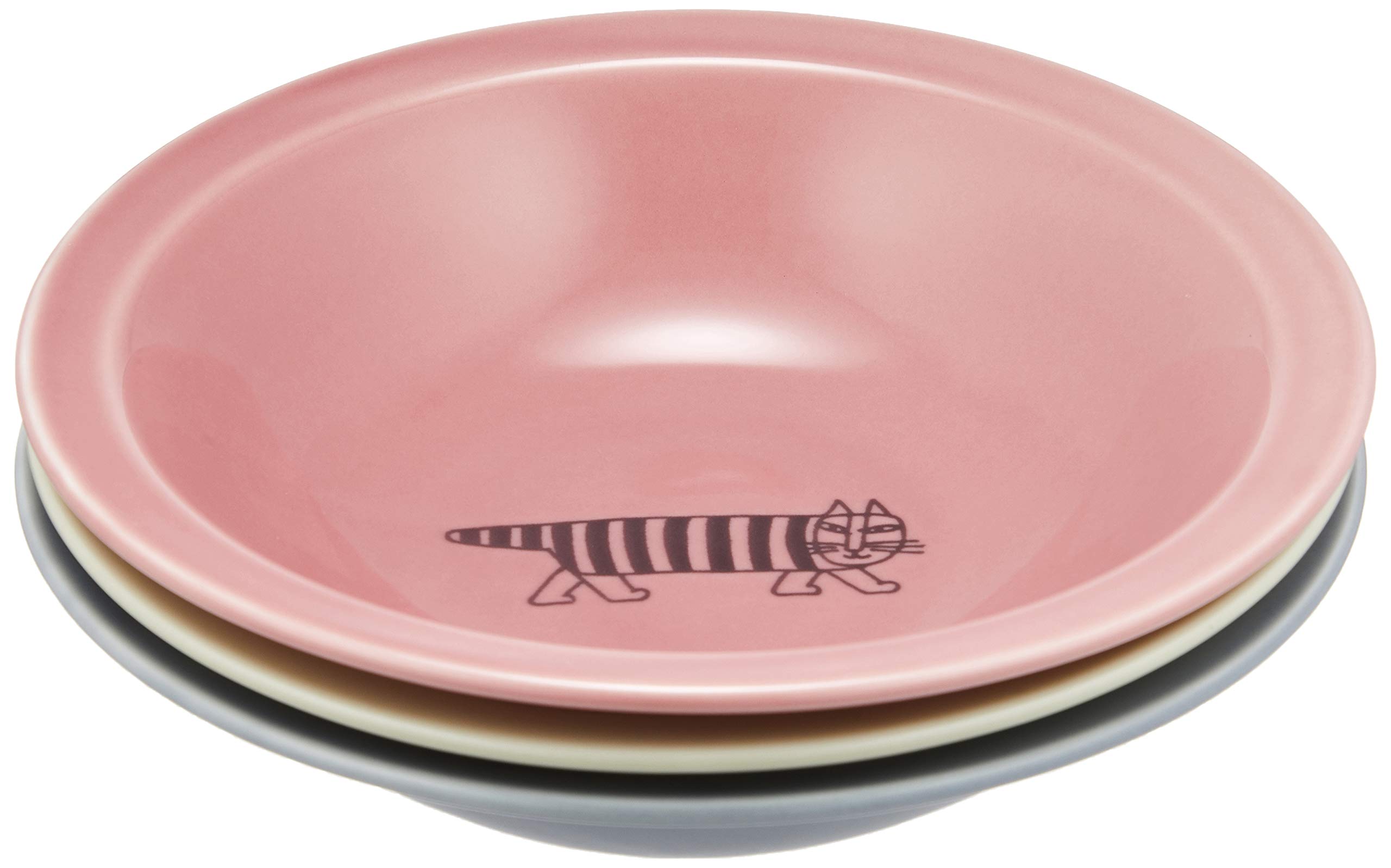 

Lisa Larson Bowl and Plate Set Line Art (3-Piece Set) LL10-76 розовый