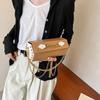Stylish 2024 Korean Fashion Casual Solid Color Women's Cylinder Bag With Chain Strap