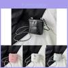 Trendy Girls Quilted Chain Crossbody Bag Lightweight Versatile Child-friendly Pure Color Small Purse For Everyday Use