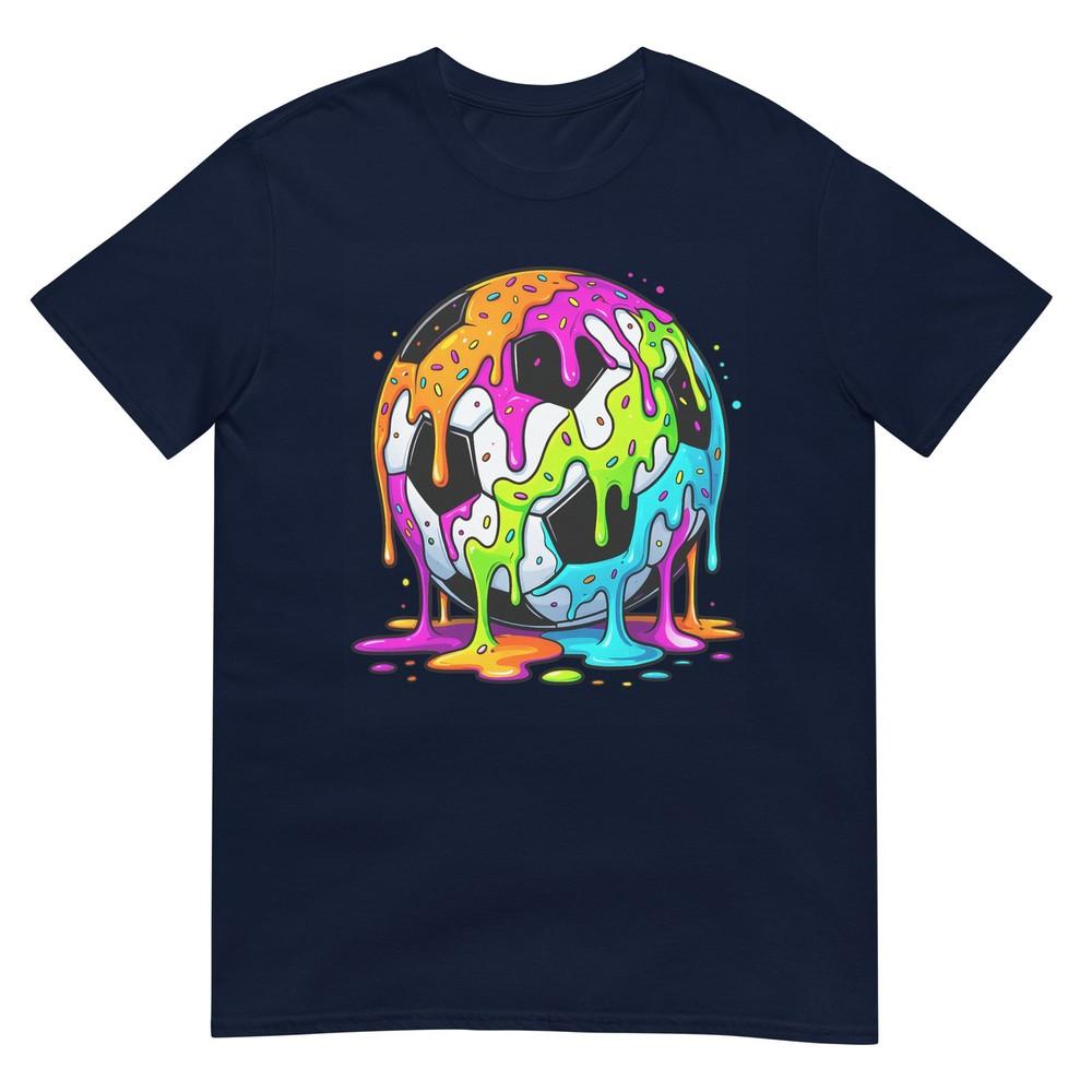 Soccer Ball Drip Soccer Player Kids Soccer Drip Boys Soccer Tshirt S