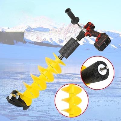 Barrena Taladro de Hielo, Taladro Pesca en Hielo, Accesorios Resistentes Pesca en Hielo Barrena Hielo Pesca Marítima Deportes de Invierno Suministros Exteriores