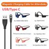 Magnetisches Ladekabel USB /Typ-C Ladekabel Ersatzladekabel für Aftershokz Aeropex AS800/Shokz OpenRun Pro