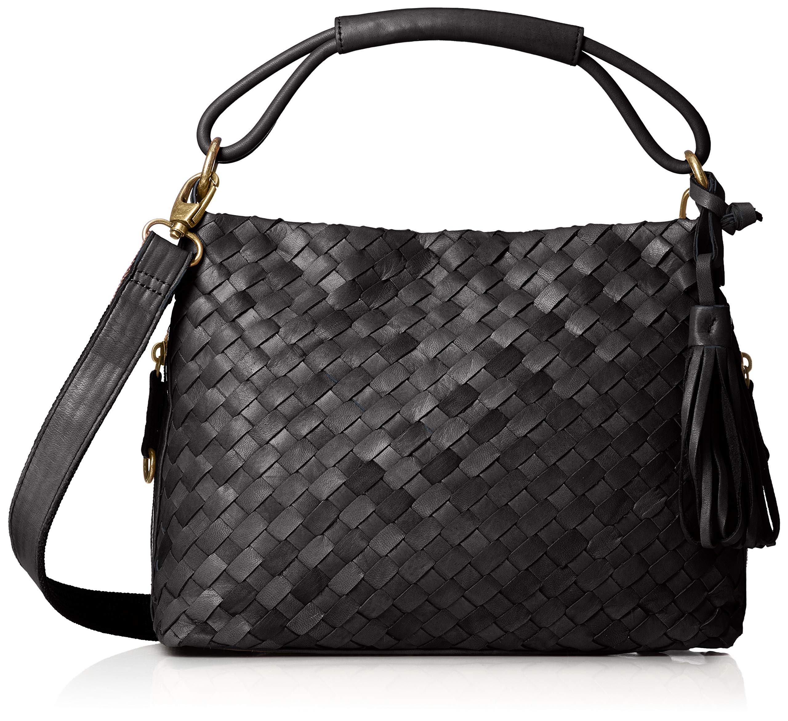 

Genuine Leather Shoulder Horse A4 Black [Lily] Bag, Semi-Shoulder Bag, Leather, Messala, 2-Way, Semi-Shoulder, Shoulder, Storage, чёрный