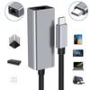 Aluminum Shell USB 3.0 Type C To RJ45 Ethernet Converters 100Mbps Gigabit Cord Networking Adapter Plugs And Play