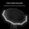 Dual-Use Women's Automatic Umbrella: Sunshade, Rain Protection, Anti-UV, Reverse Folding, Enlarged & Reinforced Design