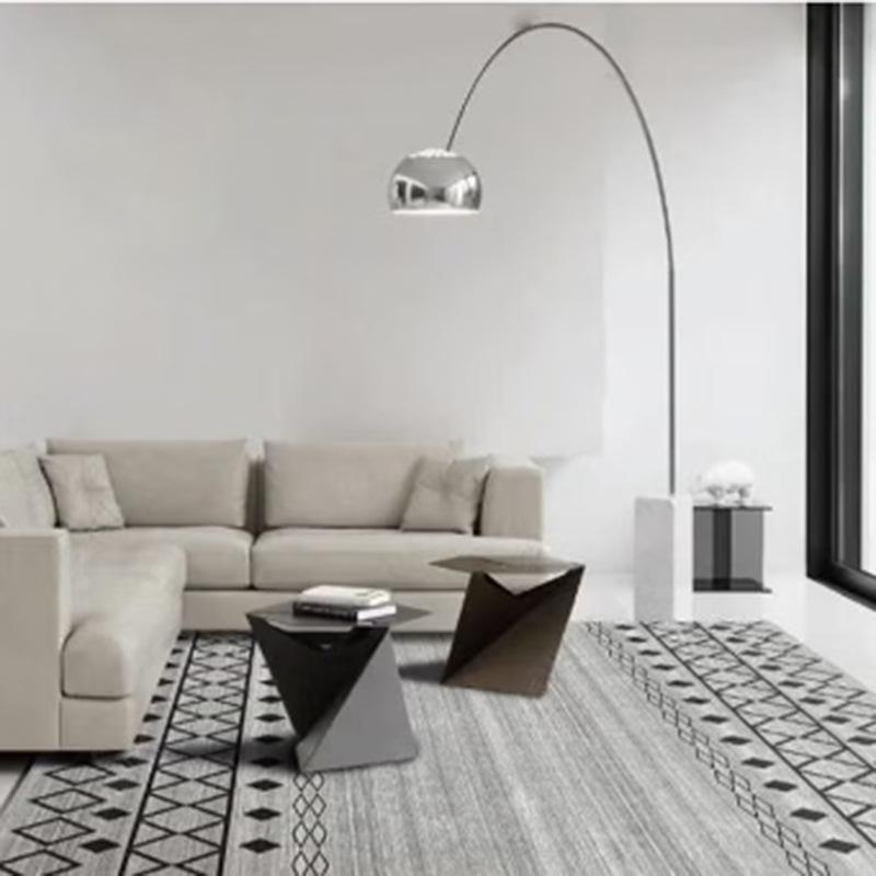 Living Room Carpet Moroccan Bohemian Lines Vintage Nordic Style Living Room Carpet Bedroom Bed Carpet