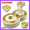 Solid Wood Hamster Play Tunnel: Sports Track, Climbing Stairs, Shelter & Fitness Platform.