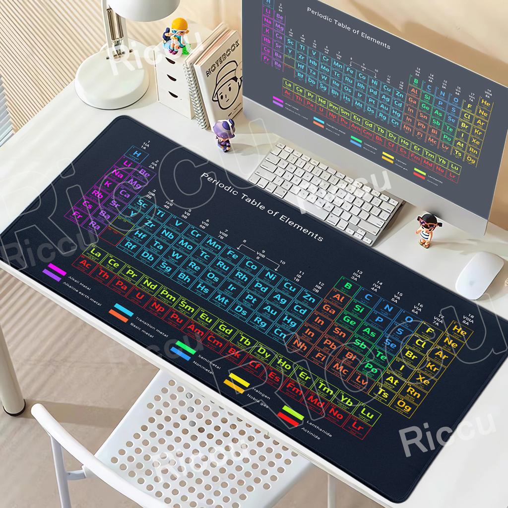 Periodic Table Of Elements auxiliary learning Mouse Pad Gaming Keyboard Office Computer Mausepad Gamer PC Accessiores Desk Mat