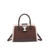 Urban Minimalist Trendy Contrast Color Womens Small Square Crossbody Bag For Fashion