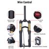 Bicycle Forks High-Performance Bike Suspension Forks - Aluminum Alloy Quick Release/Barrel Axle