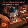 Plunge Router Router Guide Fence Dual-fence Wood Router Accessory Router Base Plate  Cutting Guide