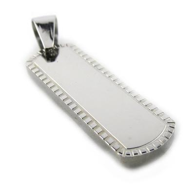 [M1834] - 'Peaceful' Steel Pendant