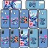 Hoesje voor iPhone 16 15 Xiaomi Redmi Note 14 13 12 11 Pro Max 16e Samsung Galaxy S25 S24 S23 Moto OPPO Huawei Roze Blauw Lilo Cartoon Stitch Telefoonhoesje