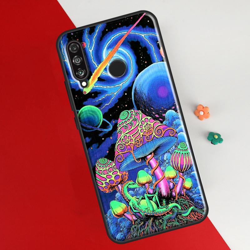 Indie Hippie Art Cover För Huawei P30 Pro P50 P20 P40 Lite P Smart 2021 Nova 5T Fodral For Honor 50 8X 10i