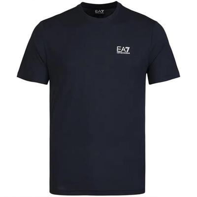 EA7 Cotton Fitted Short Sleeve Crew Neck Training T-Shirt Men Tops 7M000567-AF10375-MC001