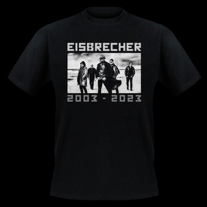 Vtg Eisbrecher Band Black Color Cotton Full Size Shirt BL763 Unisex T-Shirt S