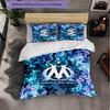 Olympique Lyonnais FC Themed Bedding 3Pcs Duvet Cover Set Decorative Bed Linen For Teen Room Home Decoration