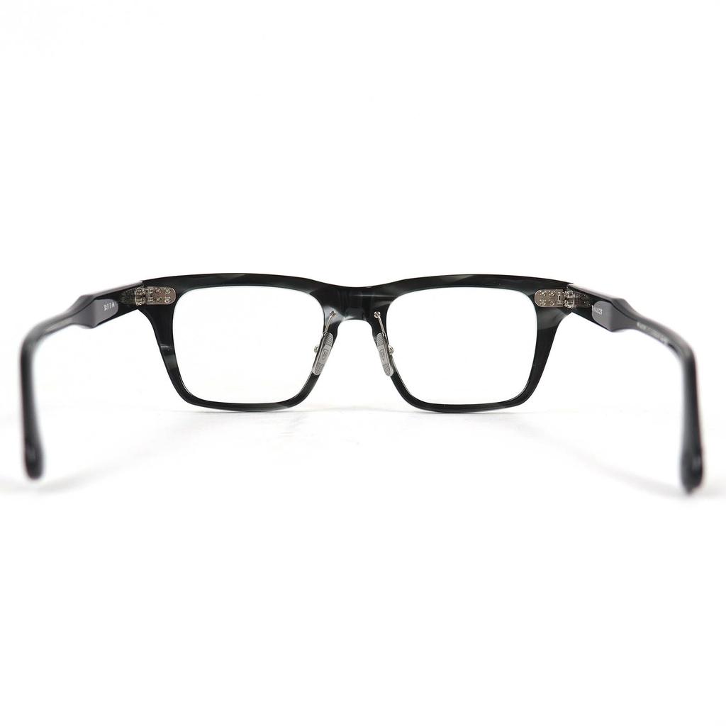 Tolle DITA Brille THAVOS Quadratisch Klar Schwarz Marmoriert Herren DTX713 Gebraucht