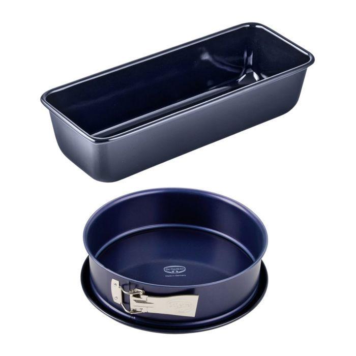 Moule à cakes et moule à manqué - DR OETKER - Back Liebe - Email - 30 et 26 cm