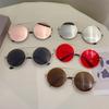 Vintage Round Sunglasses Men  New In Fashion Double Bridge Mirror Shades Women Trendy Retro Brand Design Sun Glasses