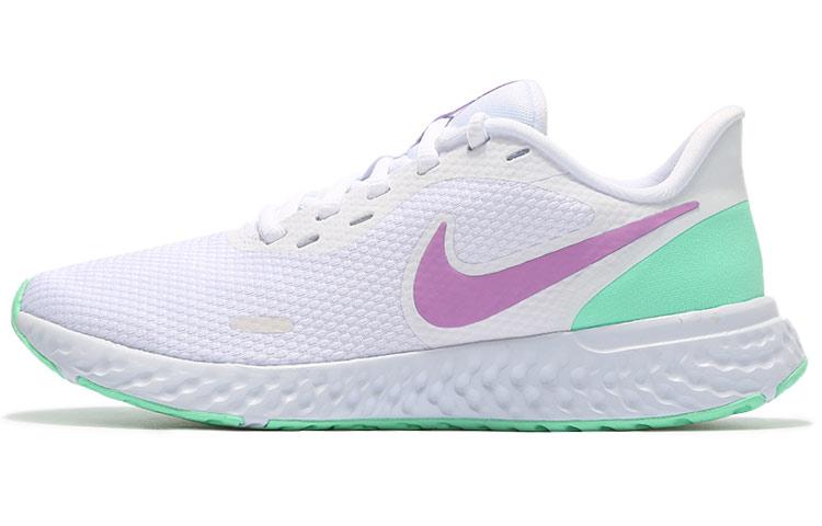 

Nike Revolution 5 Белый Зеленый Свет Фиолетовый Женские BQ3207-111 35.5