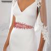 Yixing Elegant Crystal Waist Belt - Red Bridal & Party Dress Accessory A261