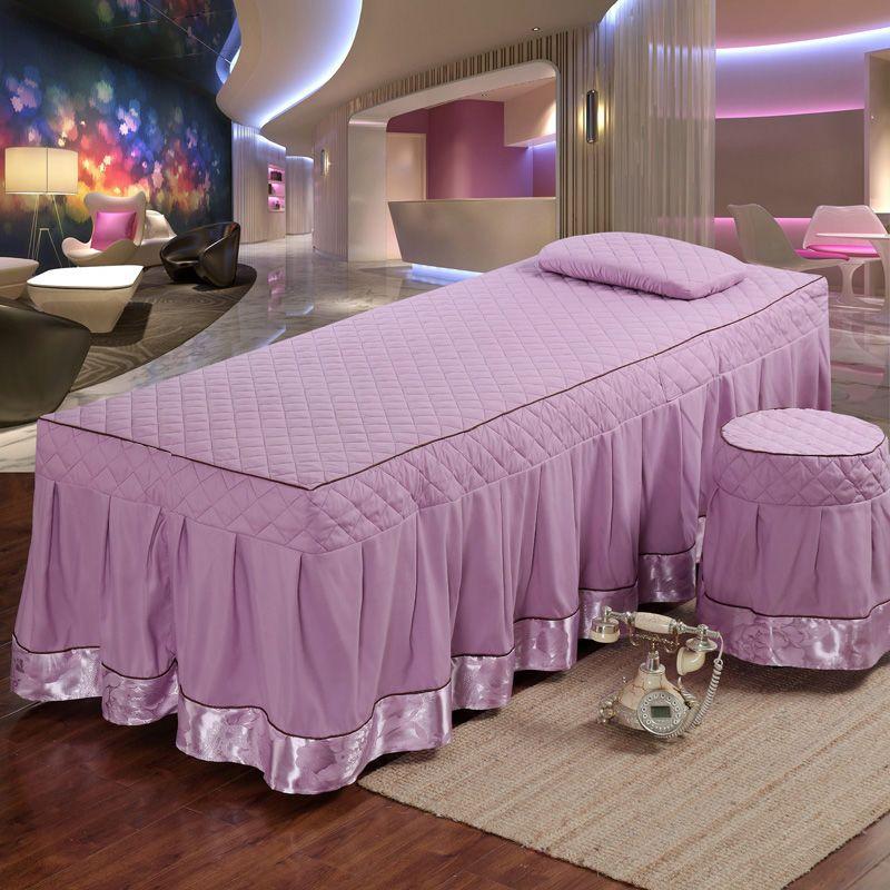 Beauty with Holes Bed Cover Single Piece Beauty Salon Therapy Massage Special Bedclothes Thickened  All-season Use Bedspread