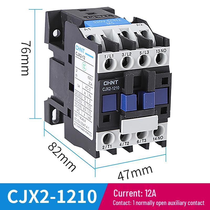 Zhengtai NXC AC Contactor 220V Single-Phase / 380V Three-Phase Normally Open/Closed CJX2-1210 1810