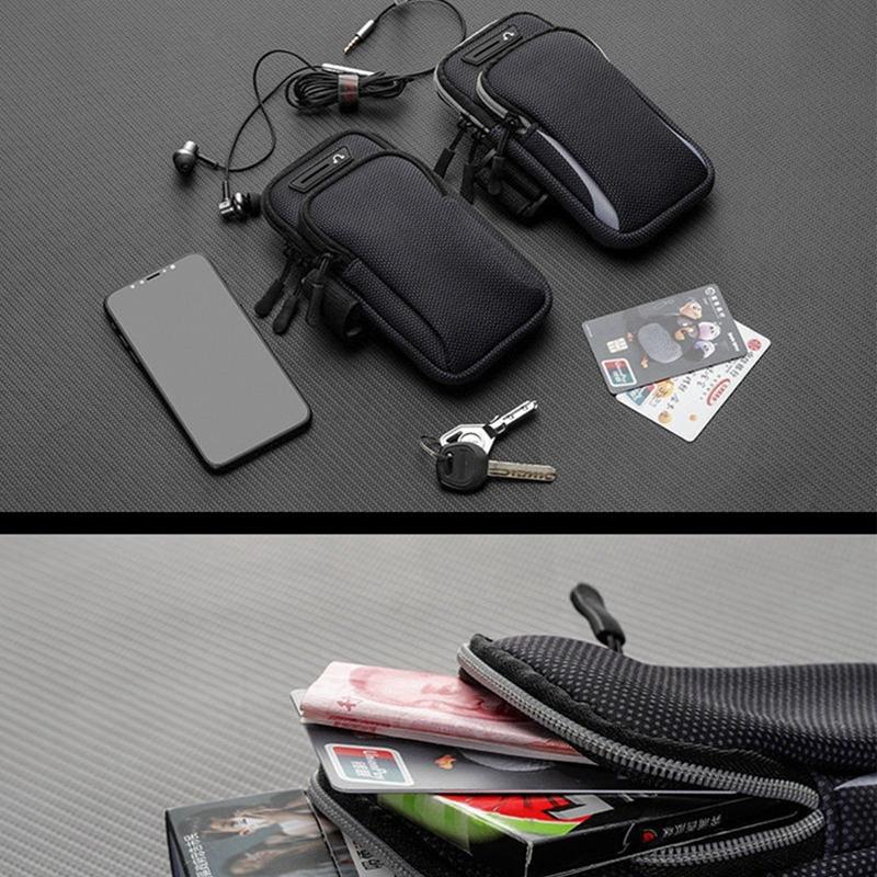 1 Stück Sport Laufarm mit Tasche Ärmel Laufarm mit Allgemein Wasserdicht Outdoor Sport Handy Arm für Männer und Frauen
