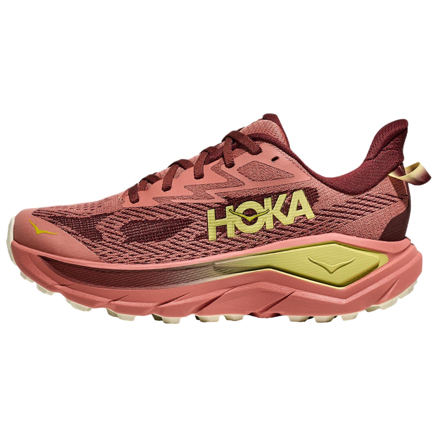 

HOKA One One Challenger 8 Удобные Мягкие Дышащие Поддерживающие Легкие Кроссовки для трейлраннинга Женские Кроссовки Красные 1168719-BSHD 36.5