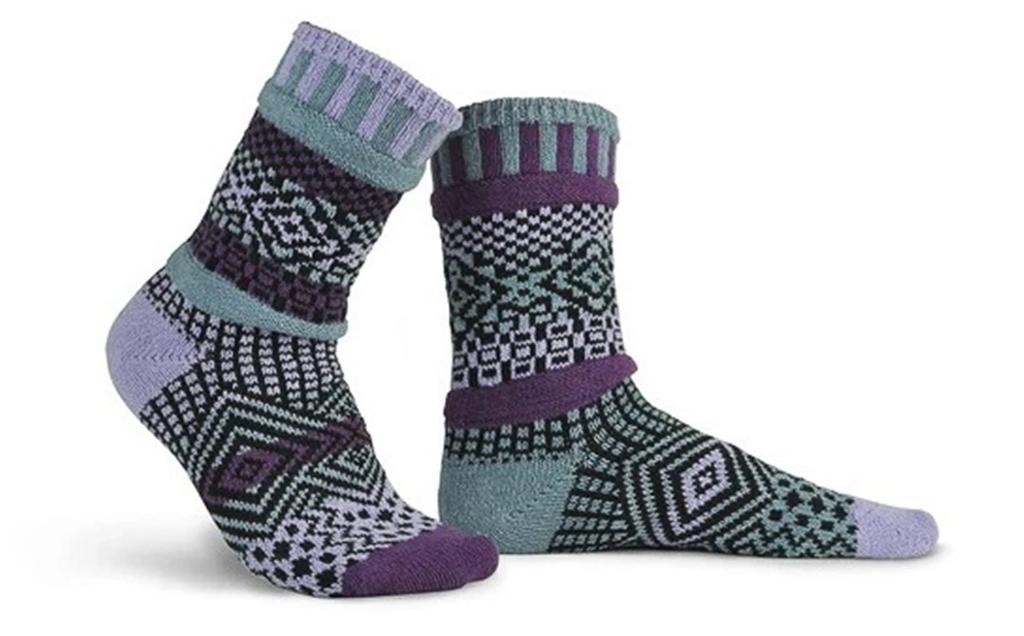 Solmate Socks Crew Size S Socks, Wisteria, (22-25cm)