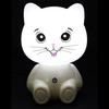 Cat Usb Led Night Light White