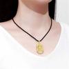 Big Leak Genuine Pure Gold Plated Guanyin Pendant for Men and Women's To Attract Wealth This Rich Forever Safe Pendant for Gifts