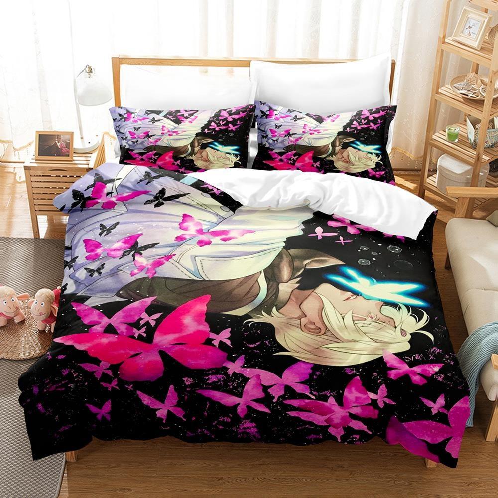 3D Print Anim The Case Study Of Vanitas Bedding Set Single Twin Full Queen King Size Bed Set Adult Kid Bedroom Duvet Cover Sets