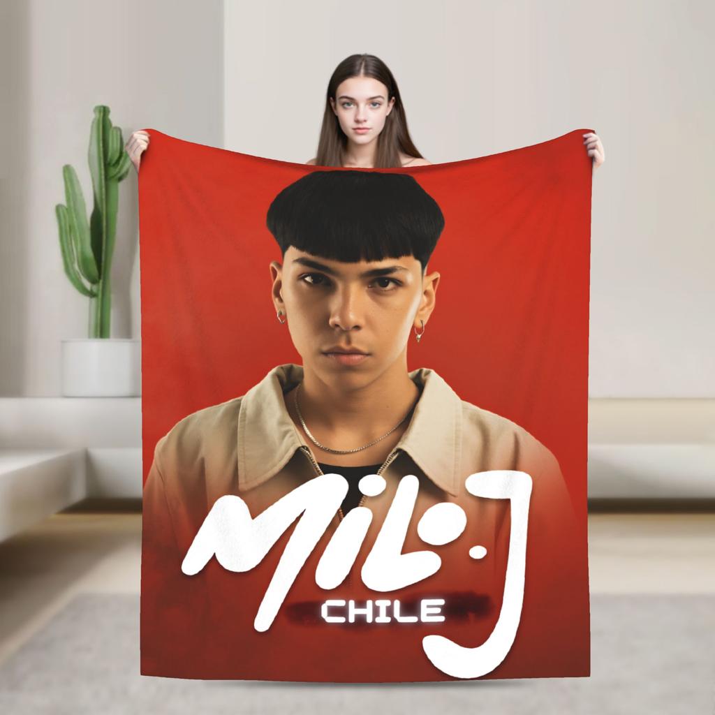 Milo J Argentinischer Rapper Warme Weiche Decke Flugzeugreise Plüsch Überwurf Lustiger Sofa Sessel Flanell Tagesdecke Schlafsofa Abdeckung