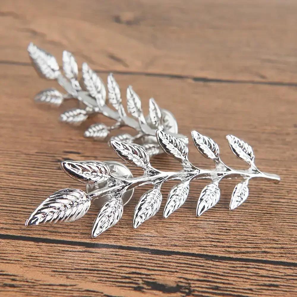 1Pc Maple Leaf Brooch Metal Vintage Women Girl CharmingExquisite Collar Lapel Pin Fashion Jewelry Party Garment Accessories