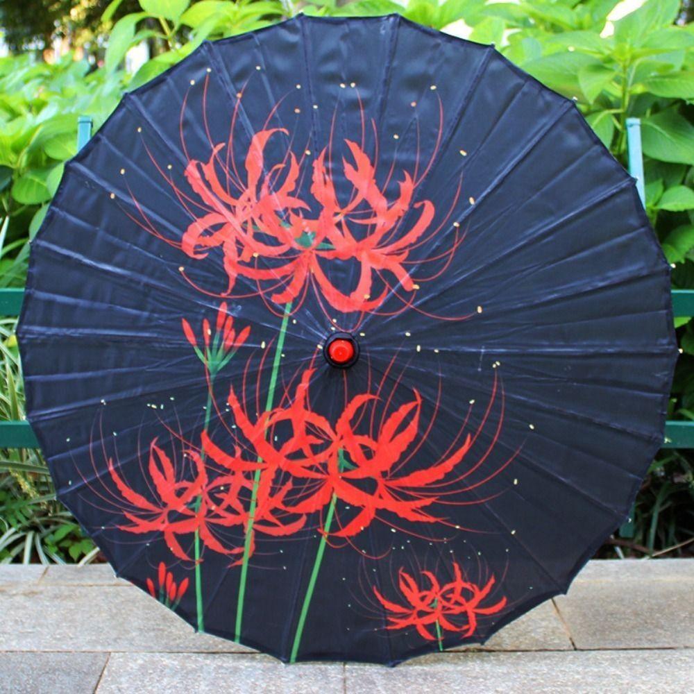 Chinese Antique Style Oiled Paper Umbrella 56cm 10 Colors Costumes Photography Umbrella Decorative Umbrella