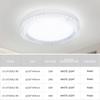 Modern LED Ceiling Light Round Crystal Home Light 18WAC85-265V Indoor Lighting 24W 36W 48W Living Room Bedroom Light