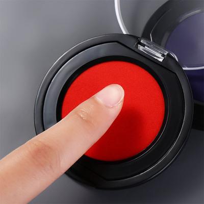 Mini Fingerprint Ink Pad Quick-drying Clear Stamping Thumbprint Ink Pad For Notary Anti-Fake Signing Inkpad