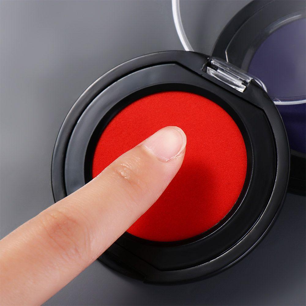 Mini Fingerprint Ink Pad Quick-drying Clear Stamping Thumbprint Ink Pad For Notary Anti-Fake Signing Inkpad