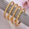 18K Gold-Plated Stainless Steel Woven Buckle Bracelet - Elegant Women's Light Luxury Style